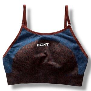 Echt Arise Key Sportsbra Navy and Dark Red Size L